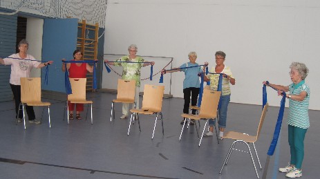 Gymnastik mit Senioren